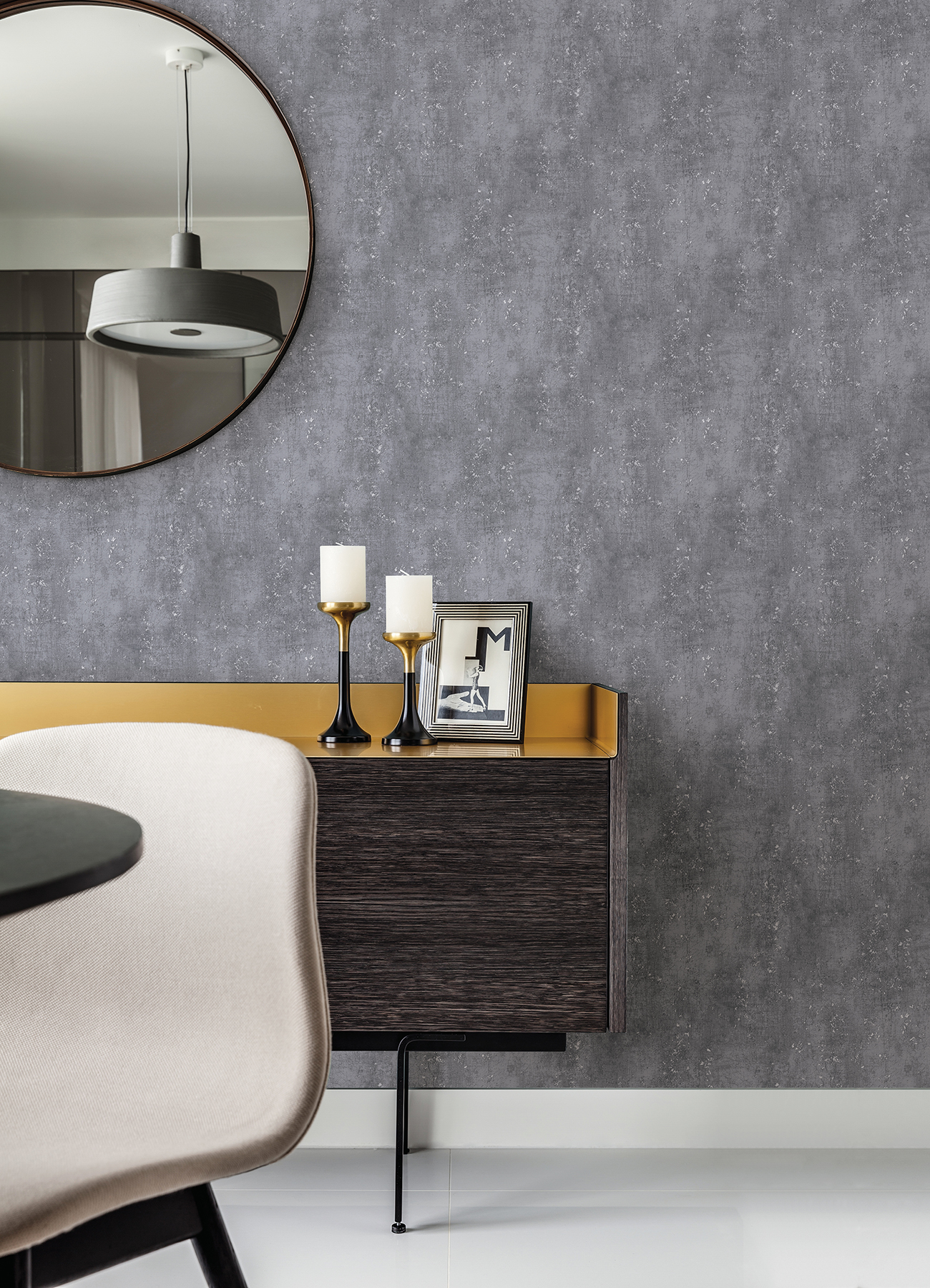 4082378403 Miller Grey Cork Wallpaper by Advantage