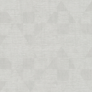 Picture of Wegener Silver Geometric Wallpaper