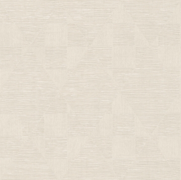 Picture of Wegener Ivory Geometric Wallpaper