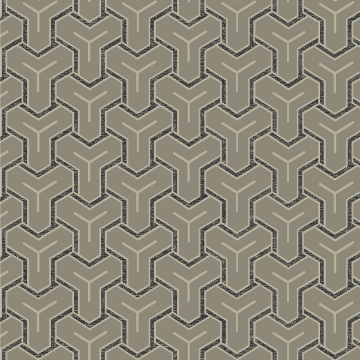 Picture of Gautier Silver Tessellate Wallpaper