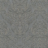 Picture of Anders Pewter Damask Wallpaper