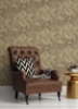 Picture of Cassian Light Brown Wood Geometric Wallpaper