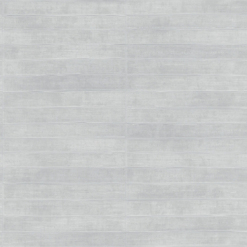 Picture of Dermot Silver Horizontal Stripe Wallpaper
