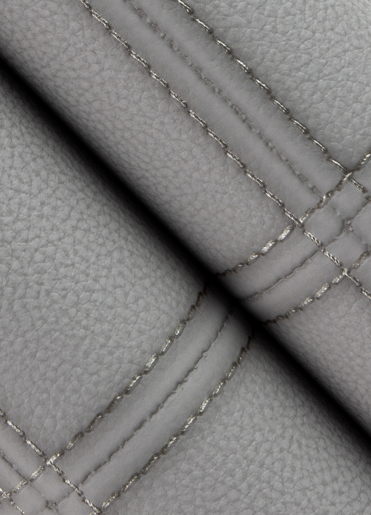 4041-419009 - Avenue Grey Leather Wallpaper - by Advantage