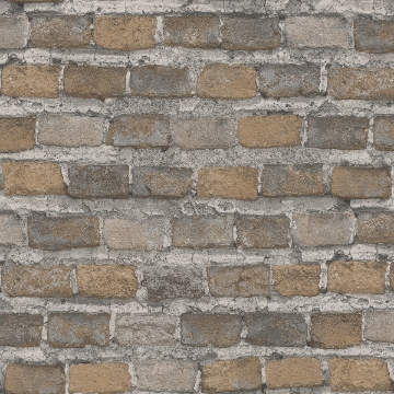 Picture of Lennox Neutral Brick Wallpaper