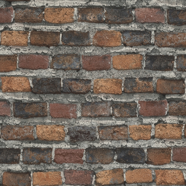 Picture of Lennox Rust Brick Wallpaper