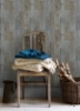 Picture of Chebacco Slate Wood Planks Wallpaper