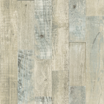 Picture of Chebacco Taupe Wood Planks Wallpaper