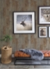 Picture of Chebacco Brown Wood Planks Wallpaper