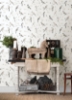 Picture of Birdsong Grey Trail Wallpaper