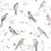 Picture of Birdsong Mauve Trail Wallpaper