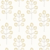 Picture of Plum Tree Yellow Botanical Wallpaper