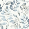 Picture of Pinnate Blue Leaves Wallpaper