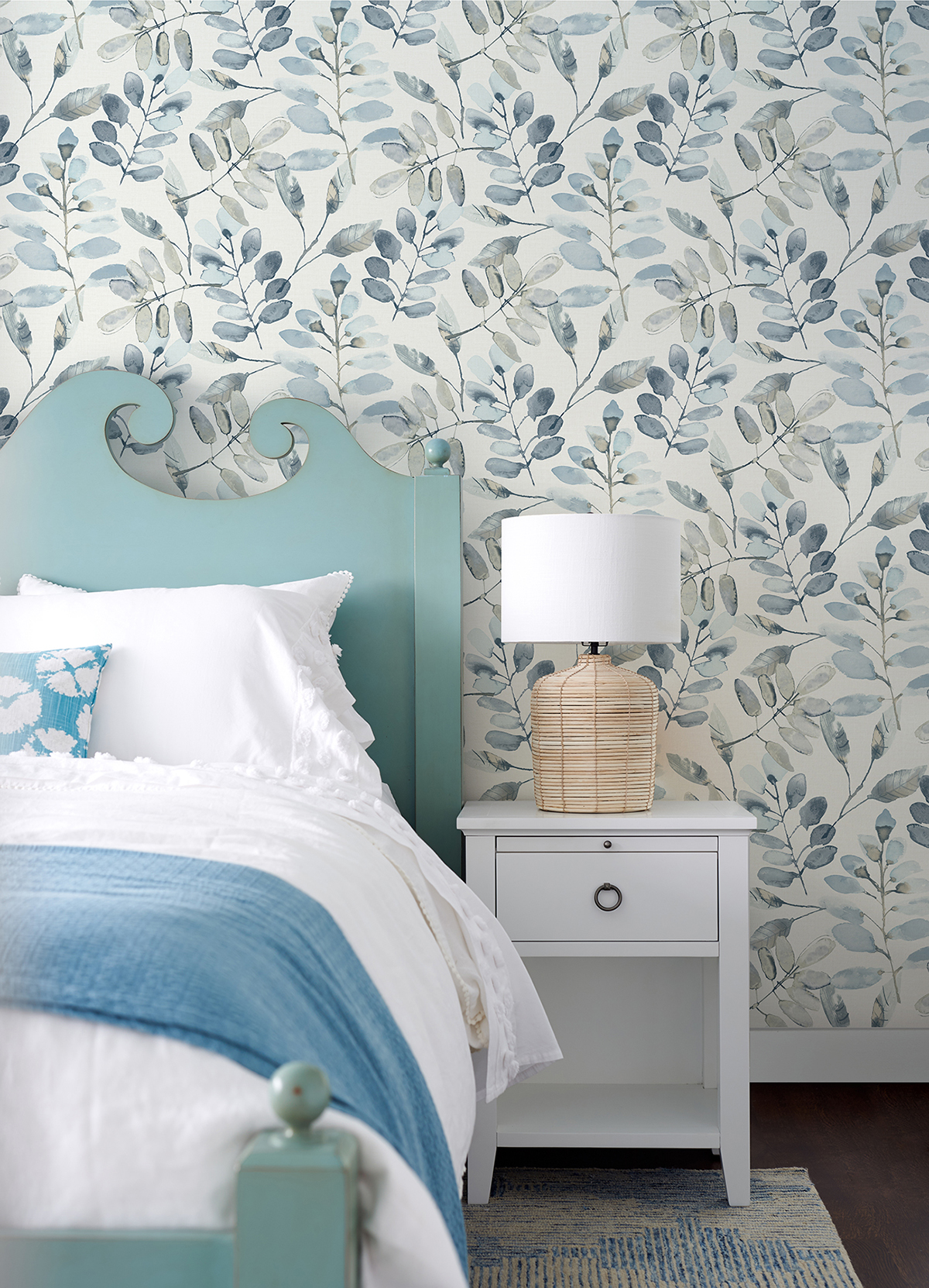 312413908 Pinnate Blue Leaves Wallpaper by Chesapeake