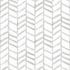 Picture of Fletching Grey Geometric Wallpaper