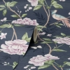 Picture of Akina Navy Floral Wallpaper
