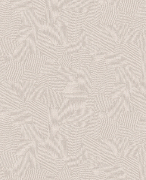 Picture of Clio Taupe Lined Geometric Wallpaper