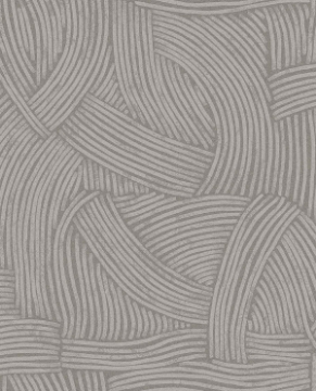 Picture of Freesia Charcoal Abstract Woven Wallpaper