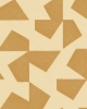 Picture of Azad Yellow Abstract Geometric Wallpaper