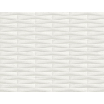 Picture of Gator White Geometric Stripe Wallpaper