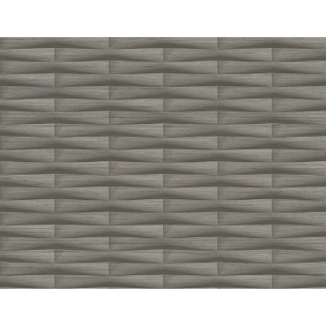 Picture of Gator Brown Geometric Stripe Wallpaper