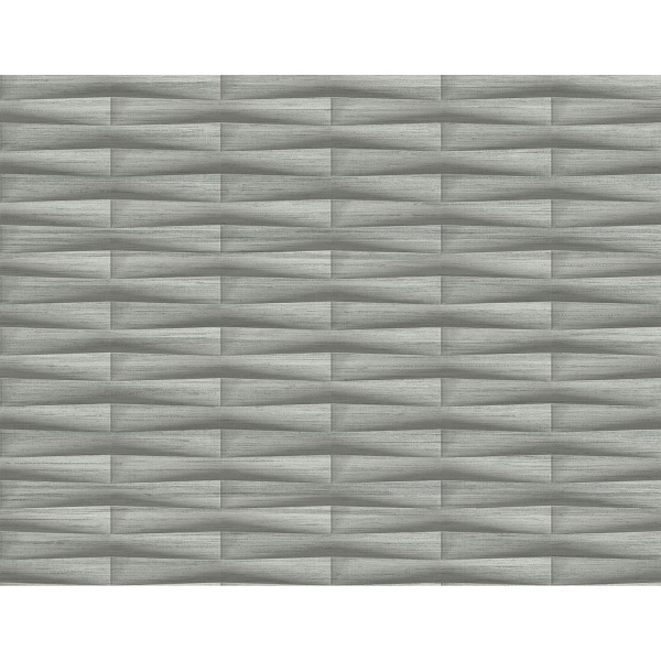 Picture of Gator Slate Geometric Stripe Wallpaper