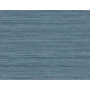 Picture of Shantung Blue Silk Wallpaper