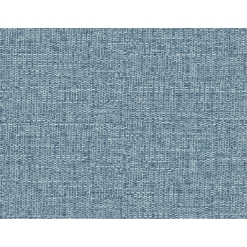Picture of Snuggle Blue Woven Texture Wallpaper