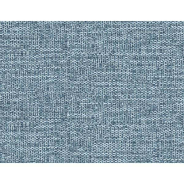 Picture of Snuggle Blue Woven Texture Wallpaper