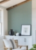 Picture of Snuggle Teal Woven Texture Wallpaper
