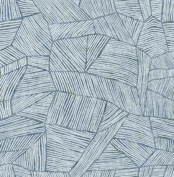 Picture of Aldabra Blue Textured Geometric Wallpaper