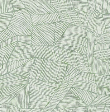 Picture of Aldabra Green Textured Geometric Wallpaper