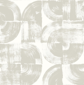 Picture of Giulietta Light Grey Painterly Geometric Wallpaper
