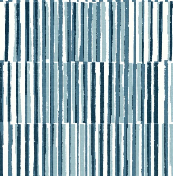 Picture of Sabah Teal Stripe Wallpaper