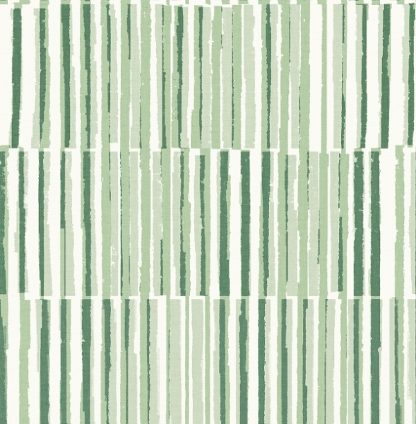 4014-26417 - Sabah Green Stripe Wallpaper - by A-Street Prints