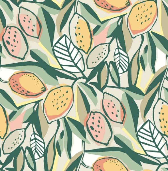 Picture of Meyer Peach Citrus Wallpaper