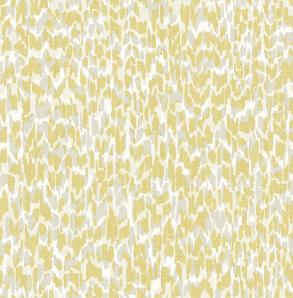 Picture of Flavia Yellow Animal Print Wallpaper