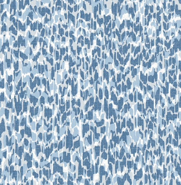 Picture of Flavia Blue Animal Print Wallpaper