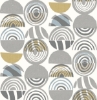 Picture of Mahe Grey Mod Geometric Wallpaper