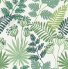 Picture of Praslin Green Botanical Wallpaper