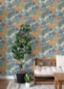 Picture of Blue Bohemian Walk Tree Peel and Stick Wallpaper