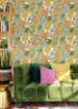 Picture of Sage Miracle Vases Geometric Peel and Stick Wallpaper
