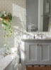 Picture of Remy Light Grey Fleur Tile Wallpaper