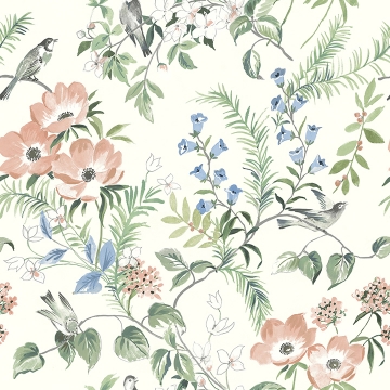 Picture of Frederique Multicolor Bloom Wallpaper
