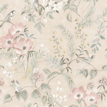 Picture of Frederique Blush Bloom Wallpaper