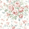 Picture of Manon Raspberry Rose Stitch Wallpaper