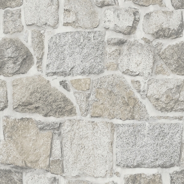 Picture of Axelle Light Grey Stone Wallpaper