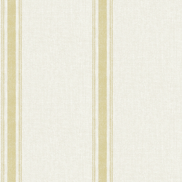 Picture of Linette Wheat Fabric Stripe Wallpaper