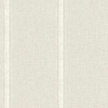 Picture of Linette Beige Fabric Stripe Wallpaper