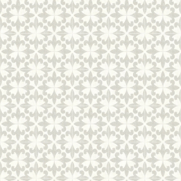 Picture of Remy Light Grey Fleur Tile Wallpaper